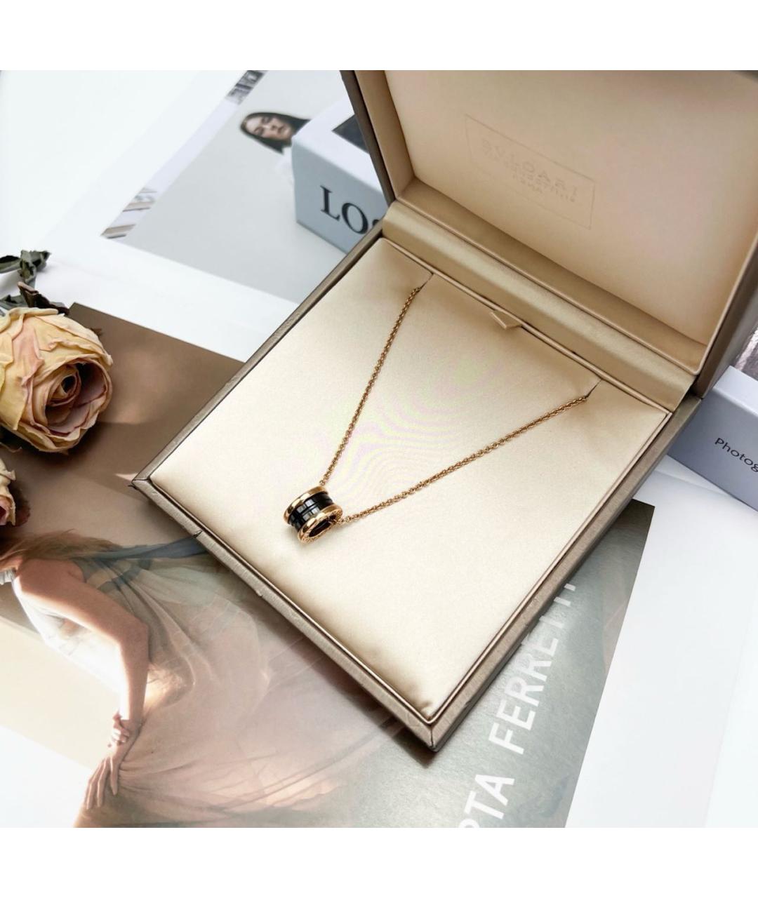 BVLGARI Золотое колье из розового золота, фото 2