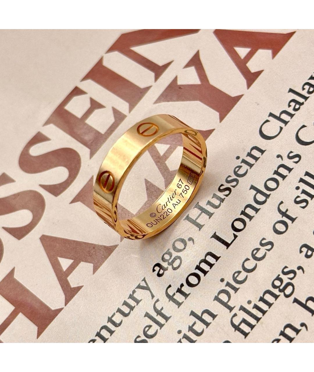 CARTIER Золотое кольцо из розового золота, фото 6