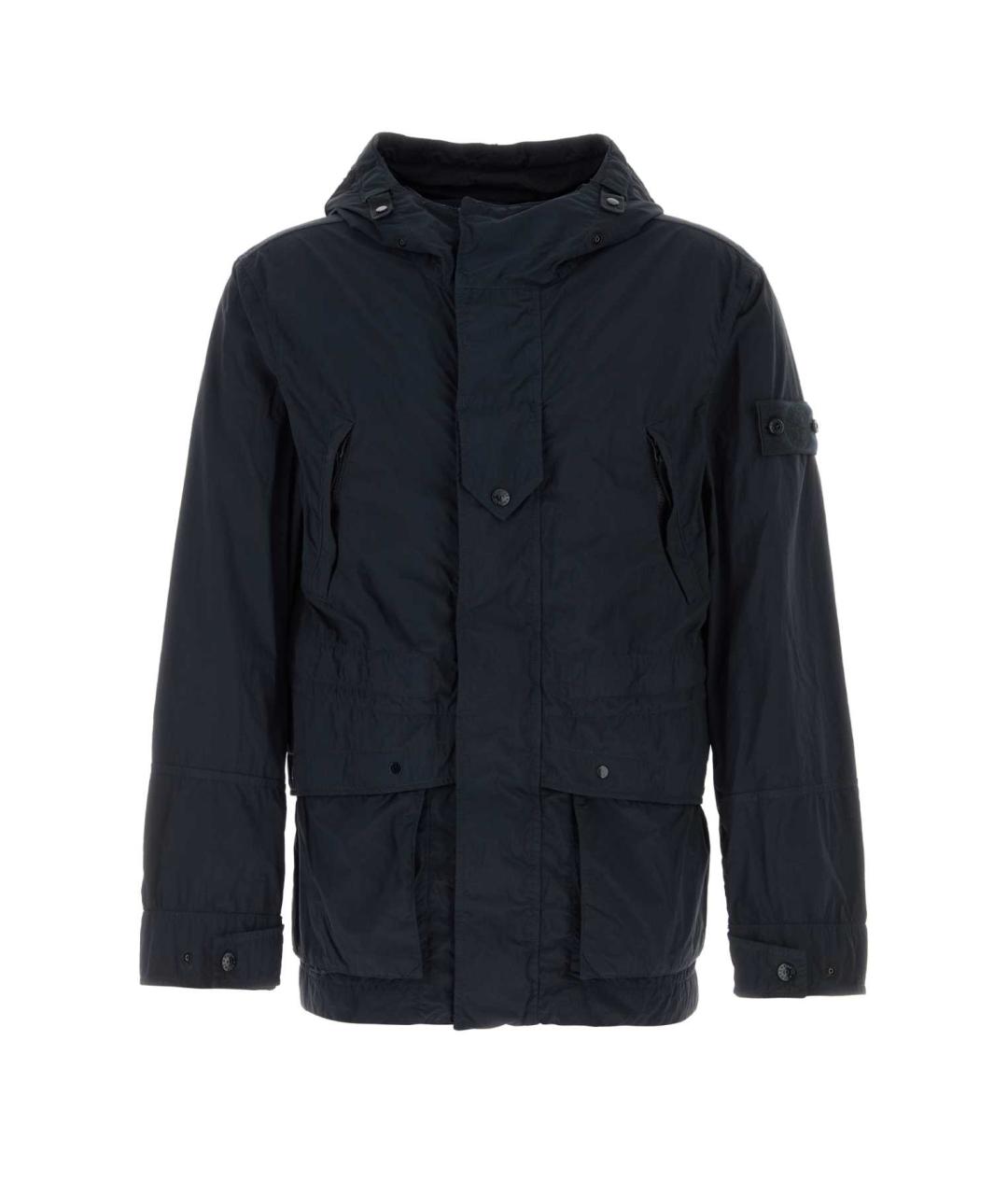 STONE ISLAND Синяя полиамидовая куртка, фото 1