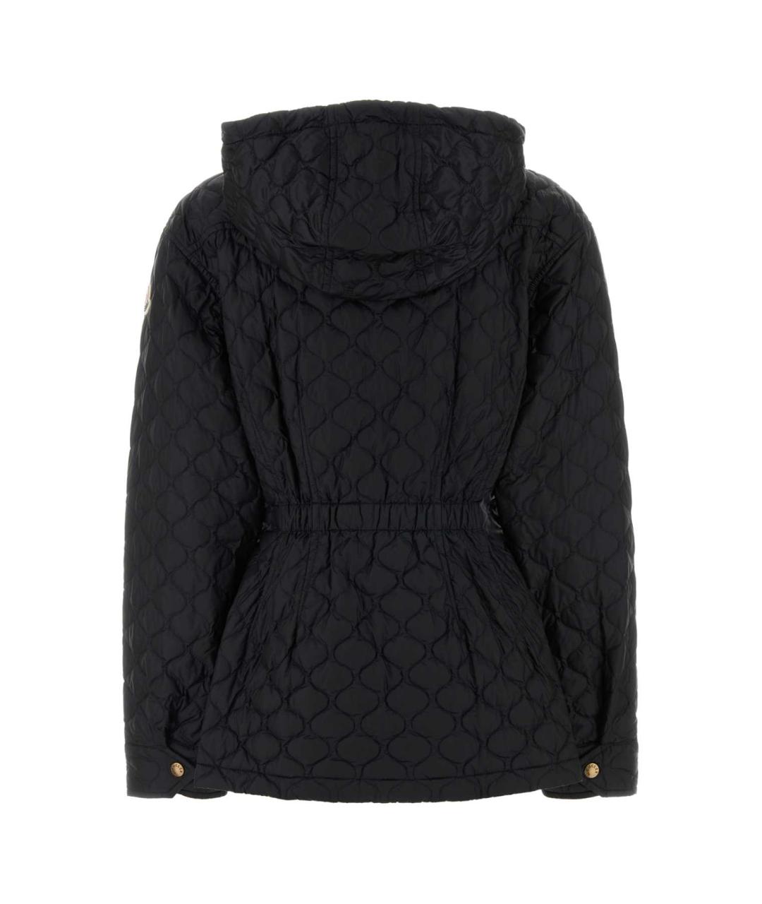 MONCLER Черная полиамидовая куртка, фото 2