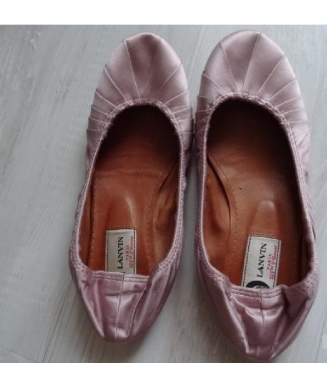 LANVIN Розовые балетки, фото 2