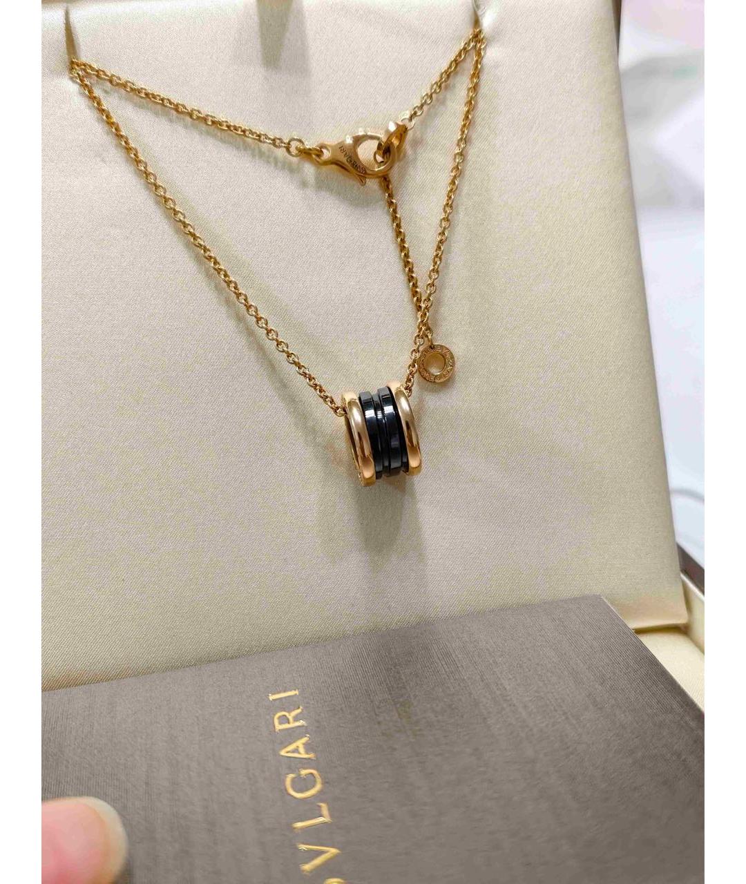 BVLGARI Золотая подвеска из розового золота, фото 5