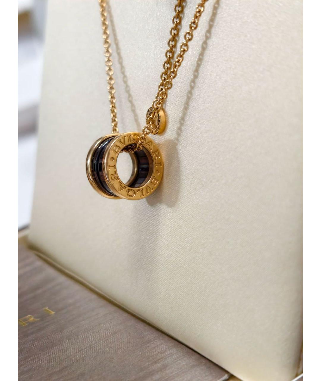 BVLGARI Золотая подвеска из розового золота, фото 4