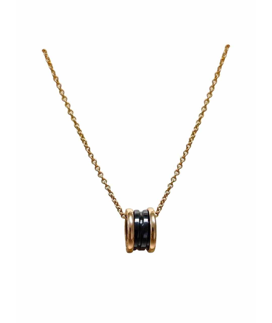 BVLGARI Золотая подвеска из розового золота, фото 1
