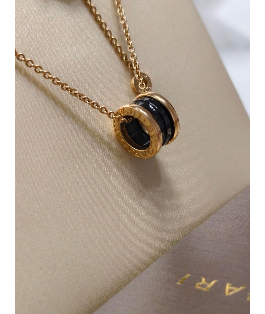 BVLGARI Золотая подвеска из розового золота, фото 3