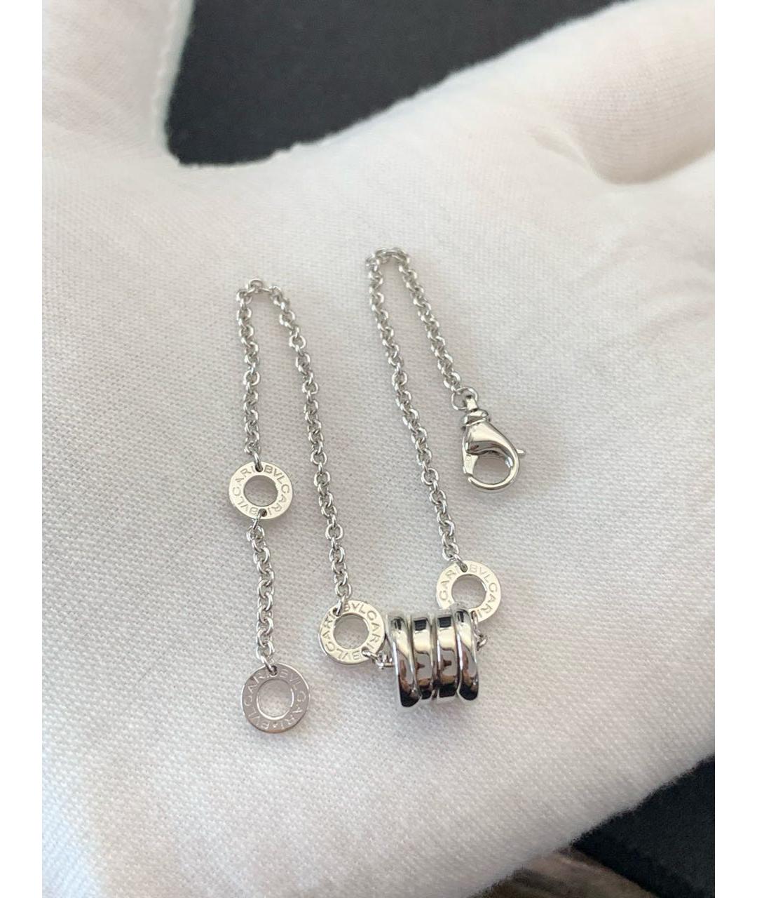 BVLGARI Серебряный браслет из белого золота, фото 4
