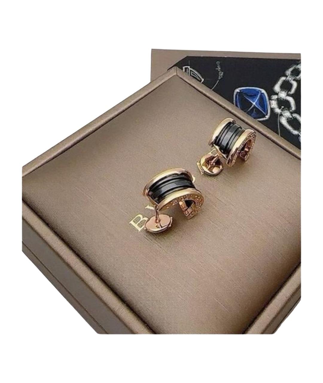 BVLGARI Золотые серьги из розового золота, фото 4