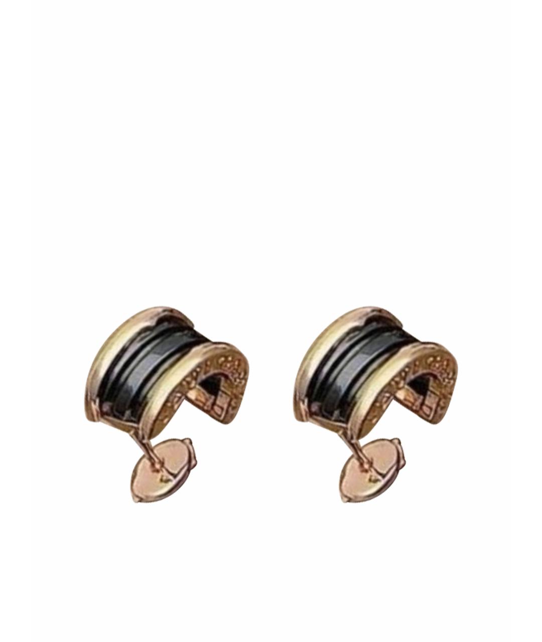 BVLGARI Золотые серьги из розового золота, фото 1