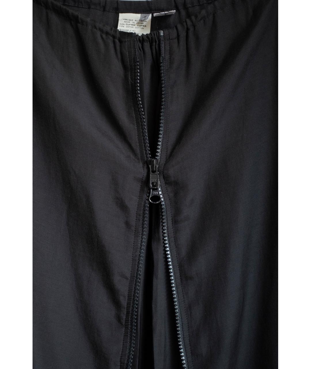 YOHJI YAMAMOTO Черная купро юбка макси, фото 4