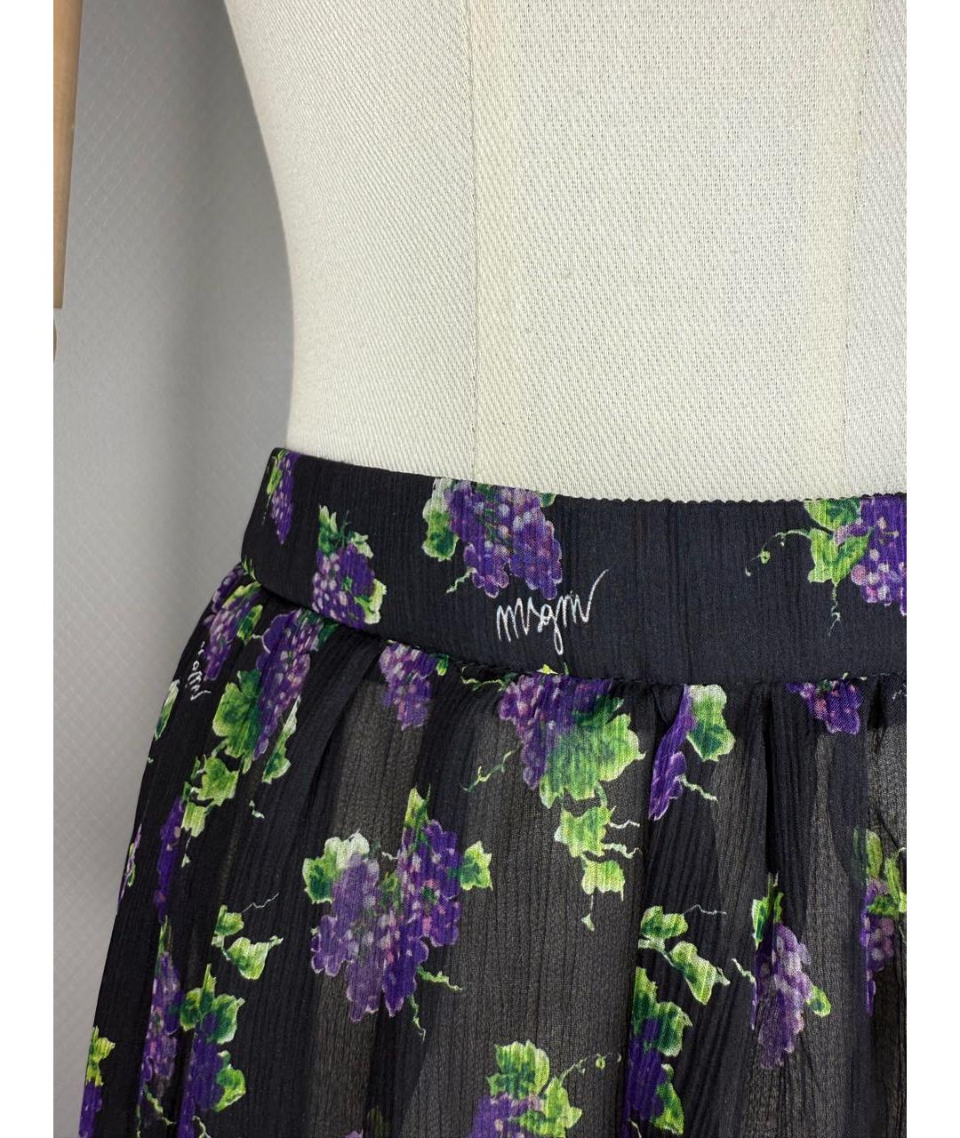 MSGM Мульти шелковая юбка макси, фото 7