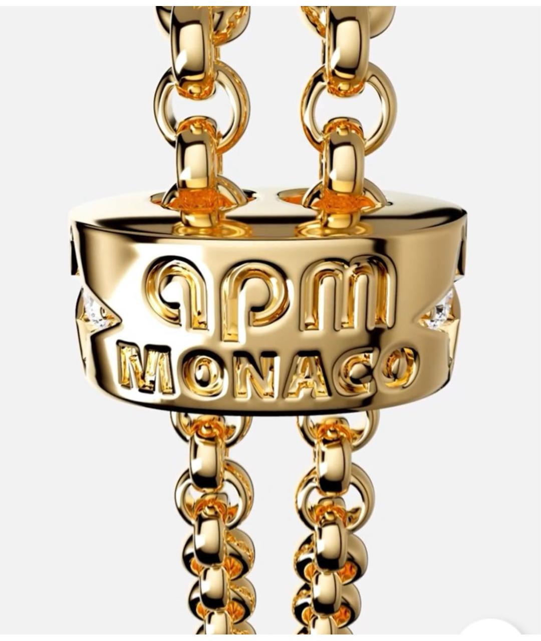 APM Monaco Золотое металлическое колье, фото 3
