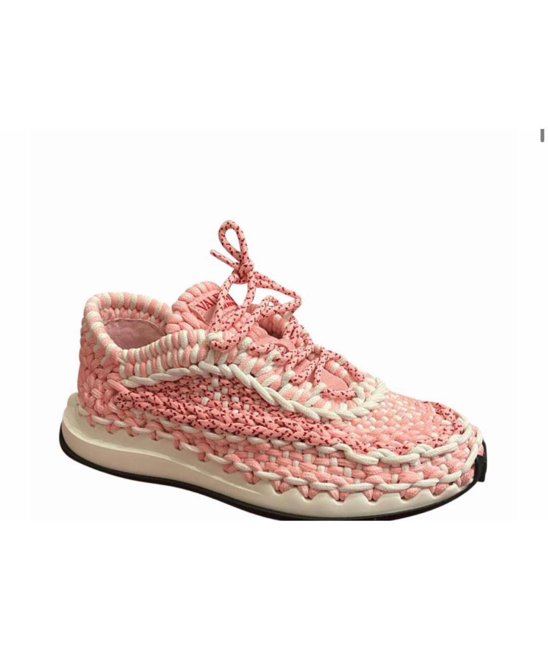 VALENTINO Розовые кроссовки, фото 5