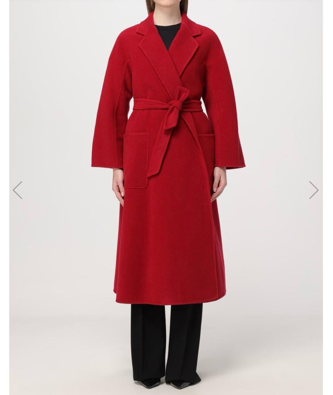 MAX MARA Красное кашемировое пальто, фото 6