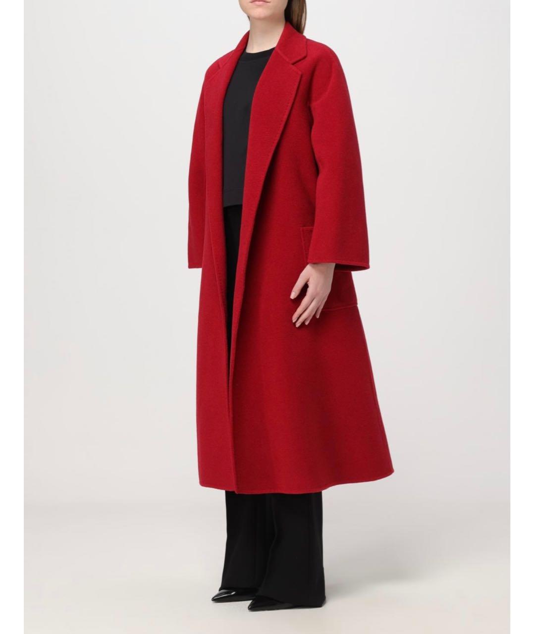 MAX MARA Красное кашемировое пальто, фото 8