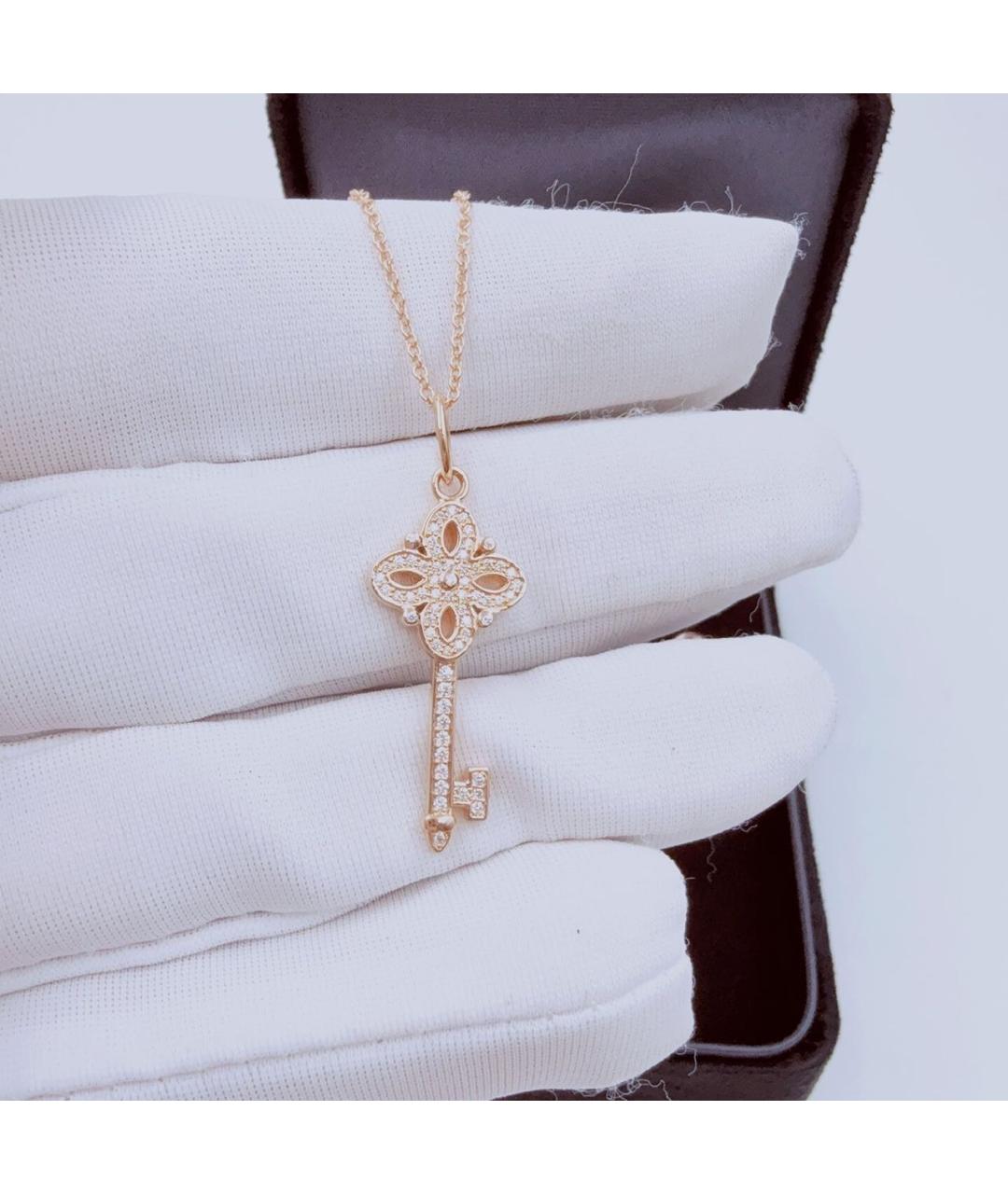 TIFFANY&CO Розовое колье из розового золота, фото 3
