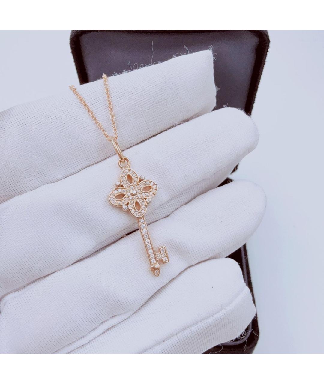 TIFFANY&CO Розовое колье из розового золота, фото 4