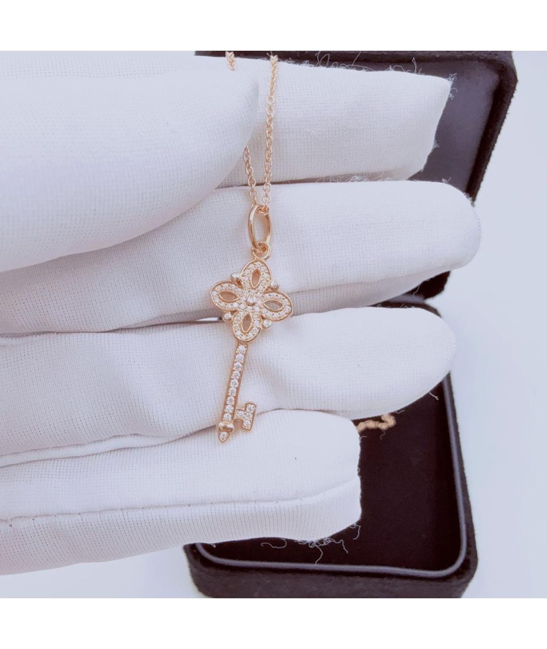 TIFFANY&CO Розовое колье из розового золота, фото 5