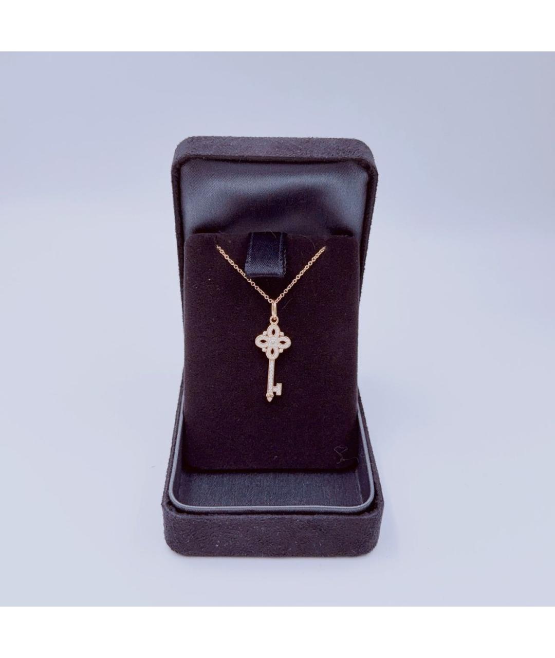 TIFFANY&CO Розовое колье из розового золота, фото 2