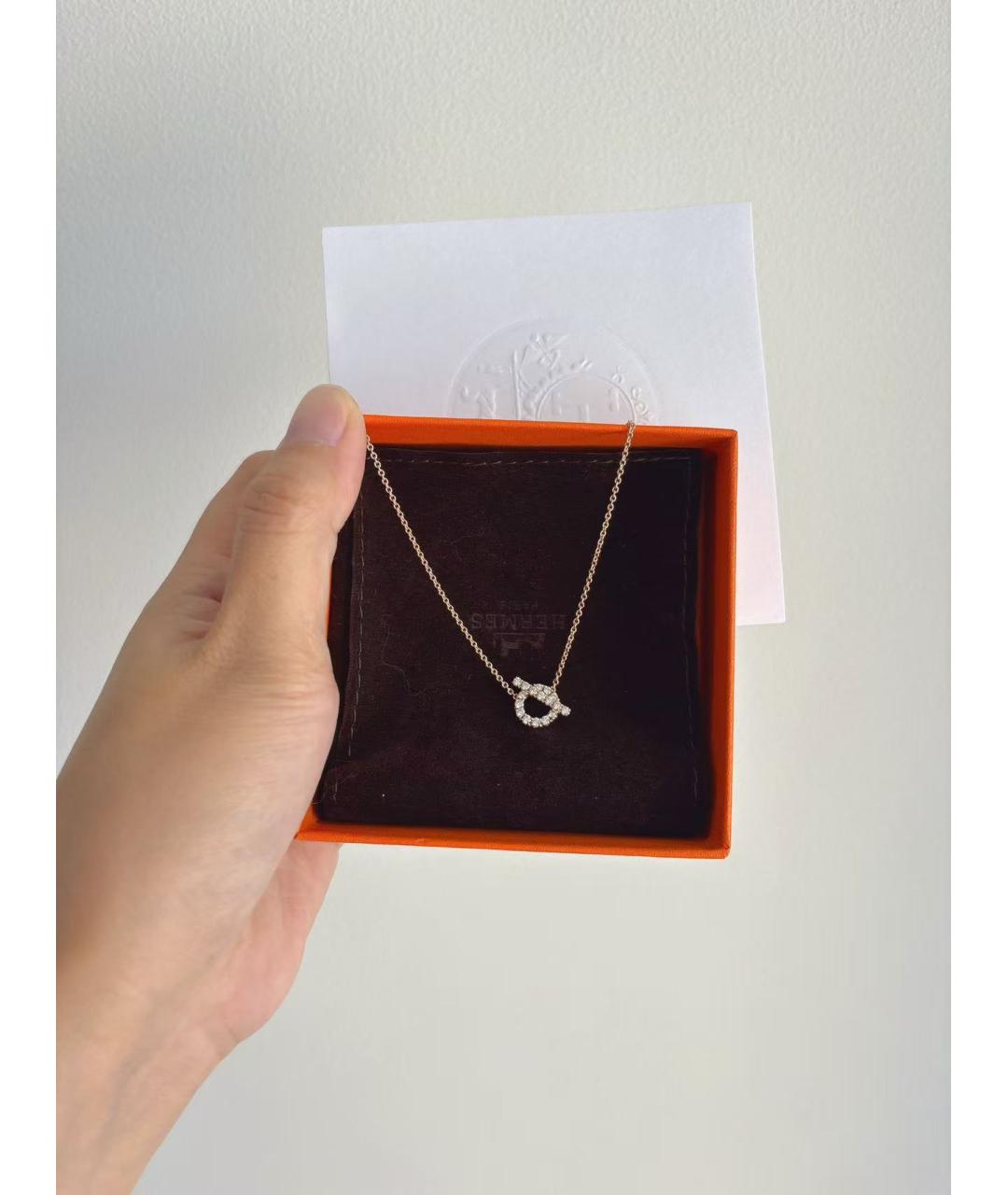 HERMES Золотая подвеска из розового золота, фото 2