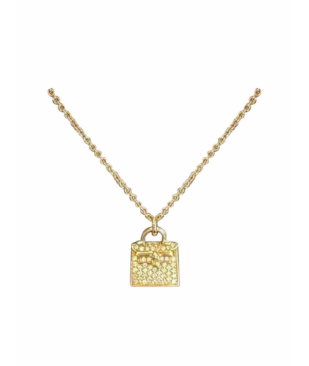 HERMES Золотое колье из розового золота, фото 1