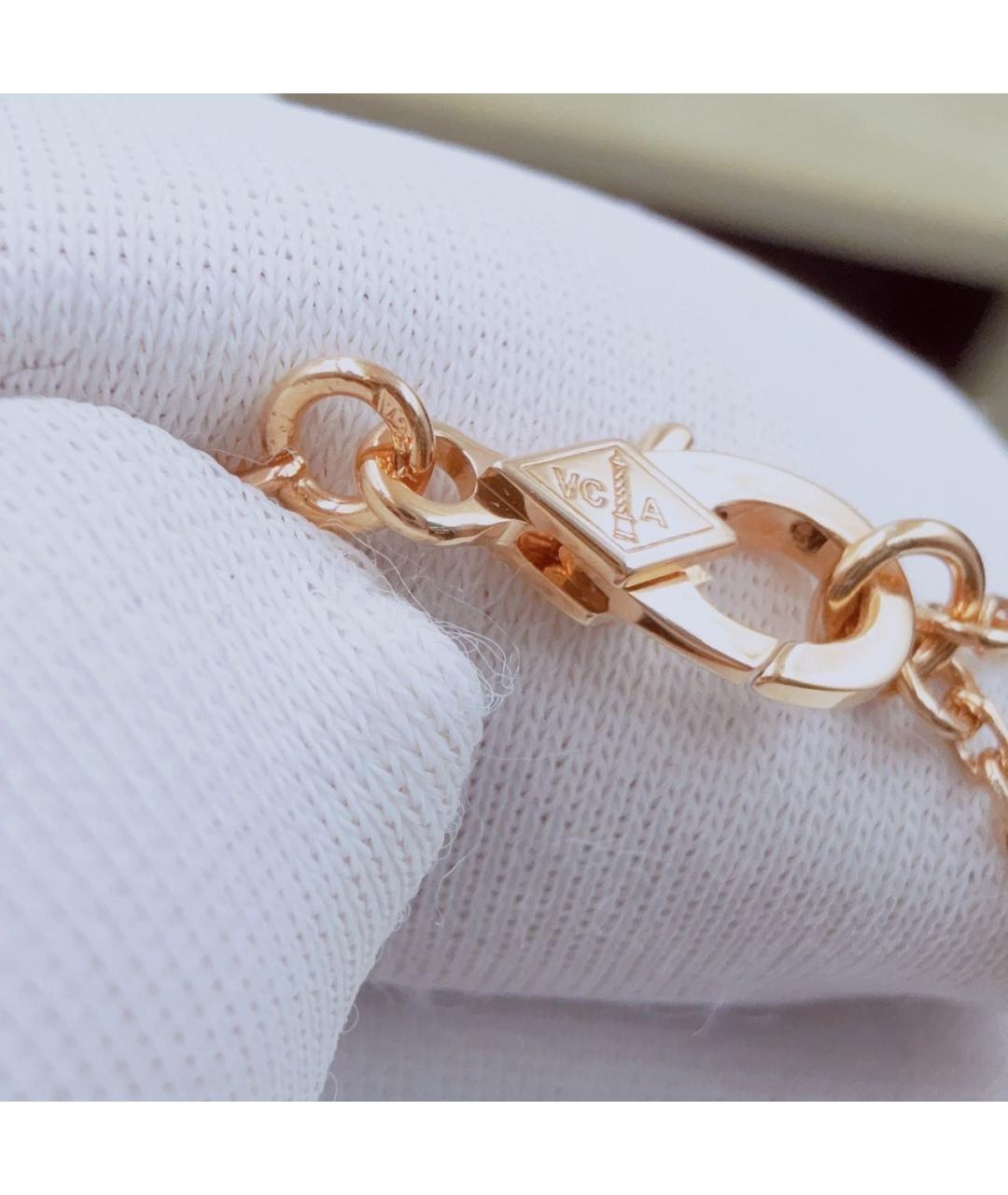 VAN CLEEF & ARPELS Зеленое колье из желтого золота, фото 6