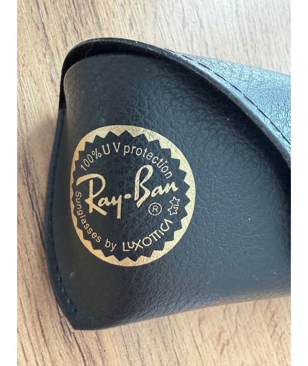 RAY BAN Синие металлические солнцезащитные очки, фото 3