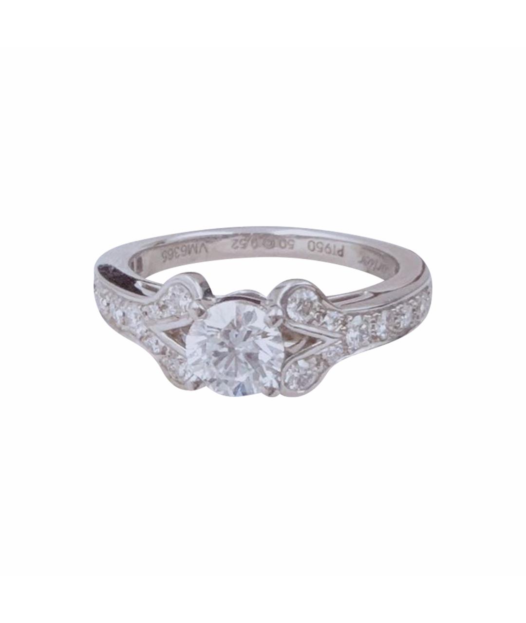 CARTIER Белое платиновое кольцо, фото 1
