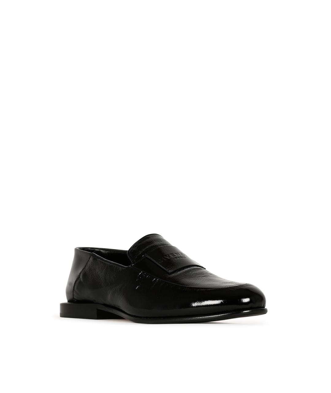 GIVENCHY Черные кожаные лоферы, фото 2