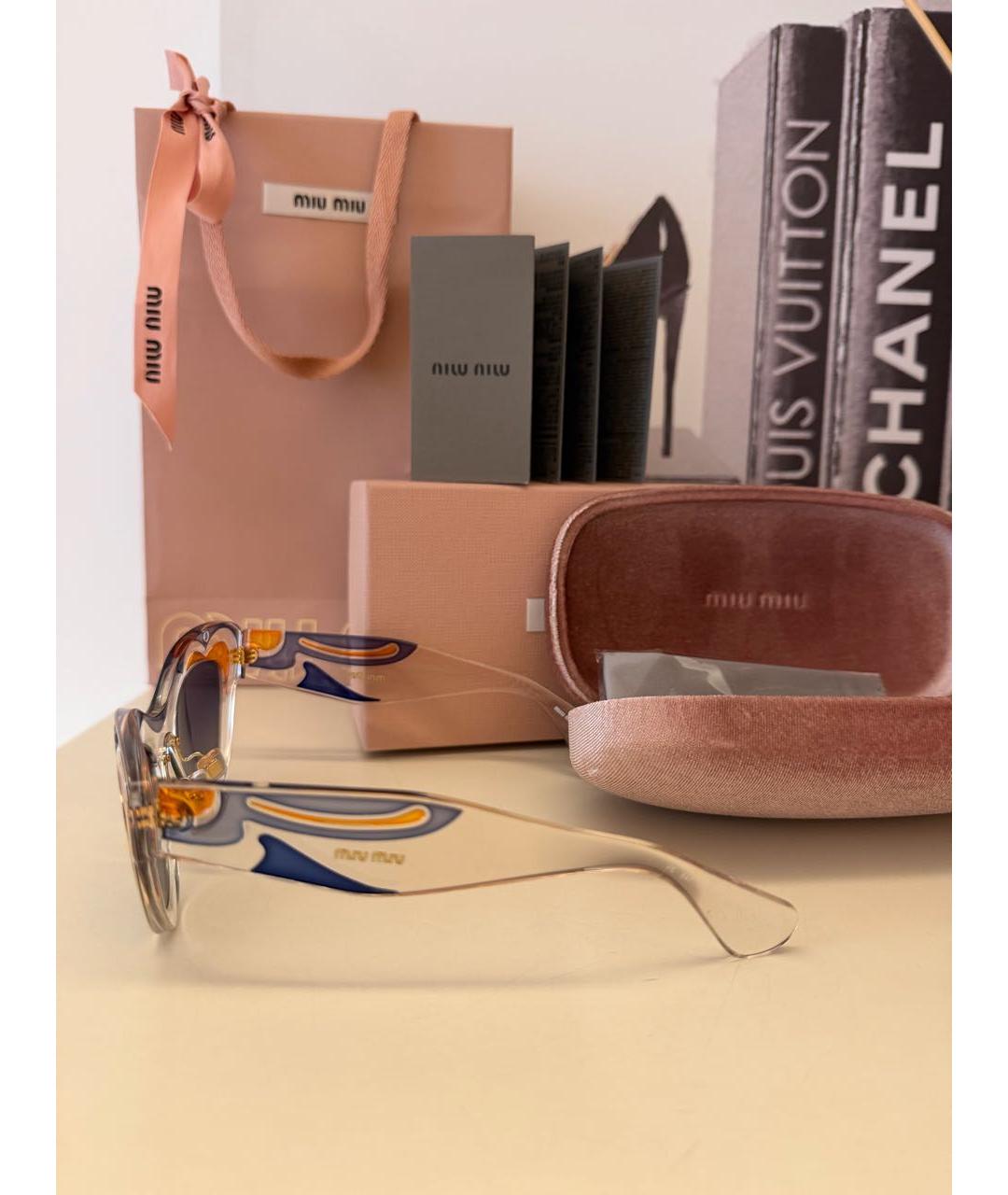 MIU MIU Мульти пластиковые солнцезащитные очки, фото 2