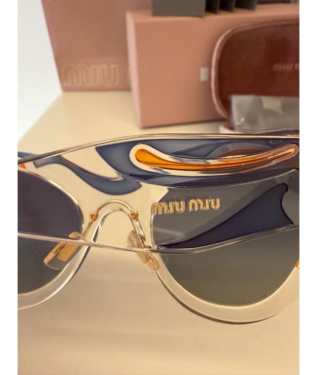 MIU MIU Мульти пластиковые солнцезащитные очки, фото 3