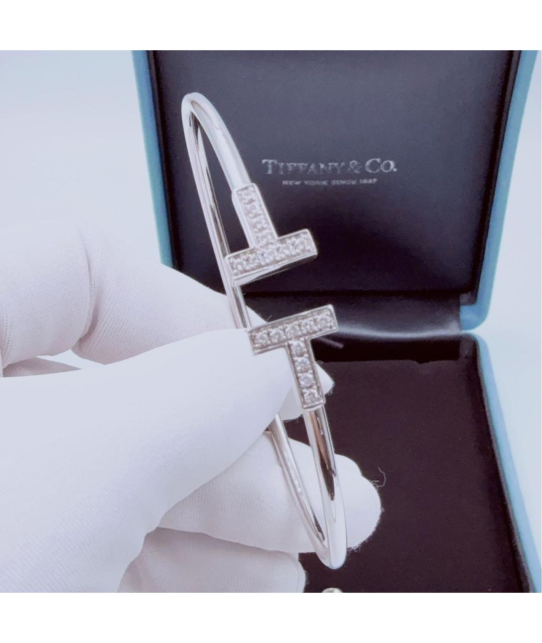 TIFFANY&CO Белый браслет из белого золота, фото 4