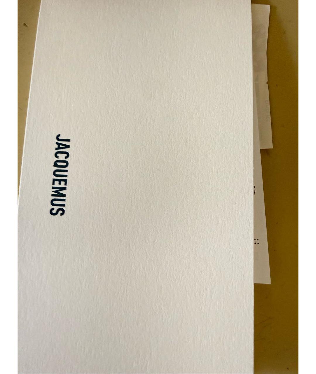JACQUEMUS Белая лиоцелл футболка, фото 4