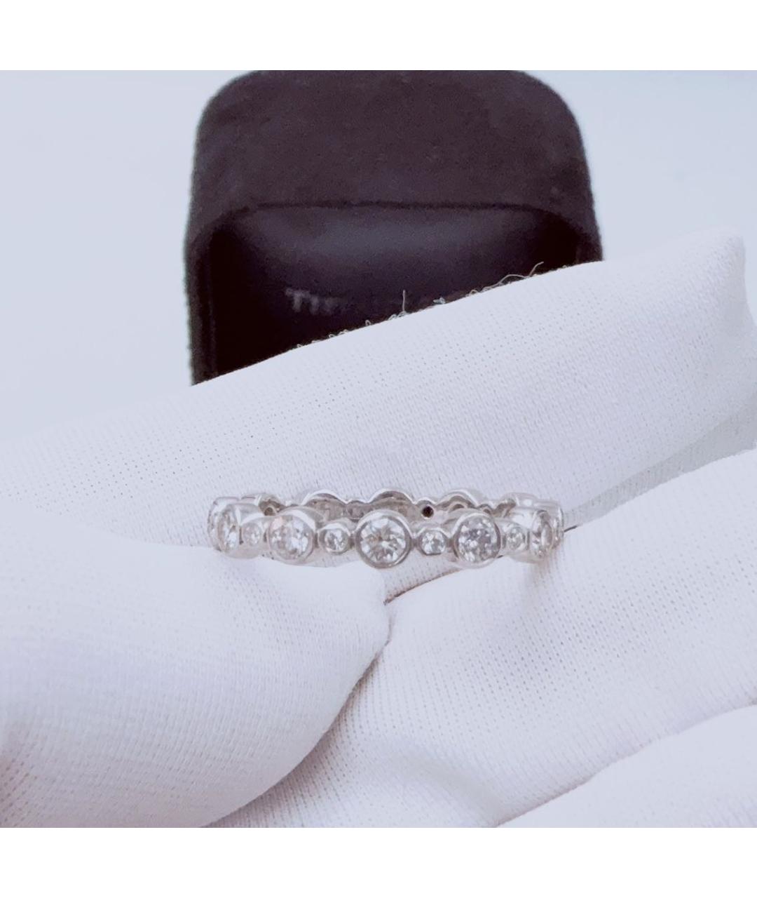 TIFFANY&CO Белое платиновое кольцо, фото 7
