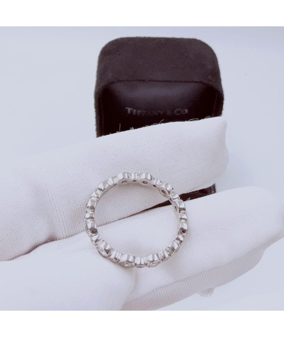 TIFFANY&CO Белое платиновое кольцо, фото 5