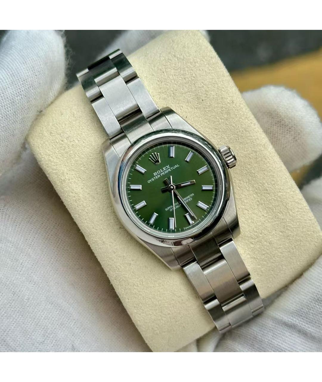ROLEX Серебряные часы, фото 5