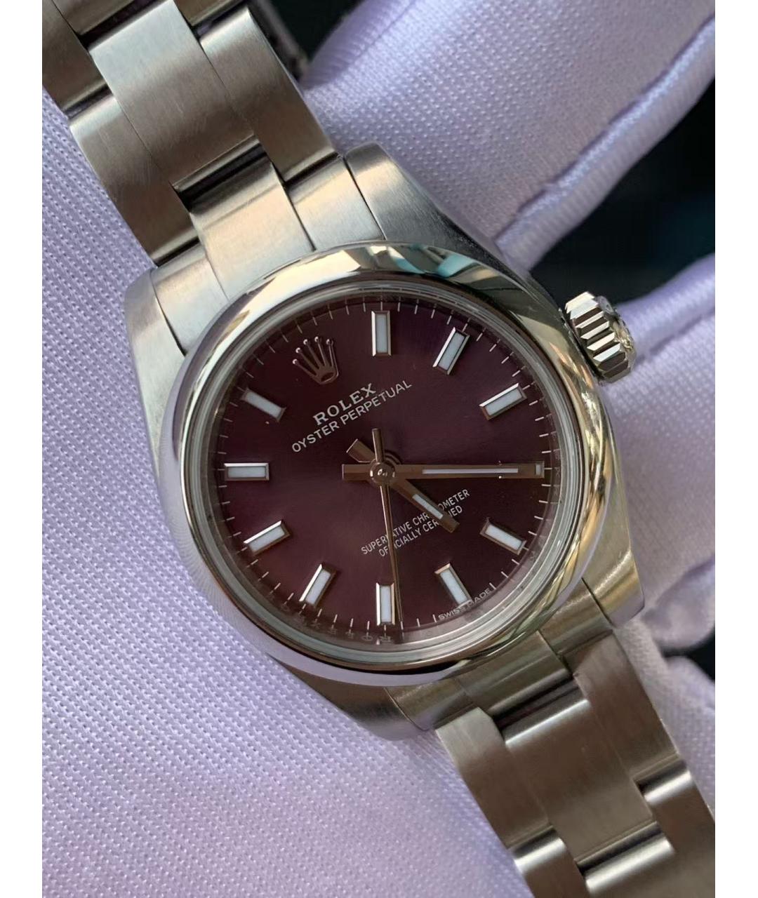 ROLEX Серебряные часы, фото 2