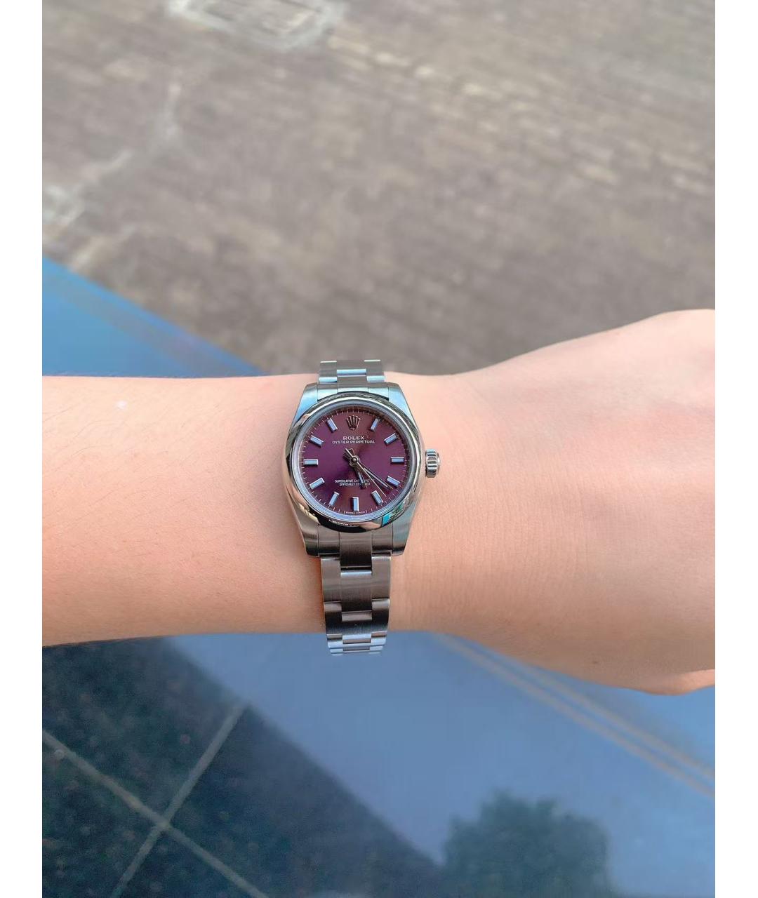 ROLEX Серебряные часы, фото 5