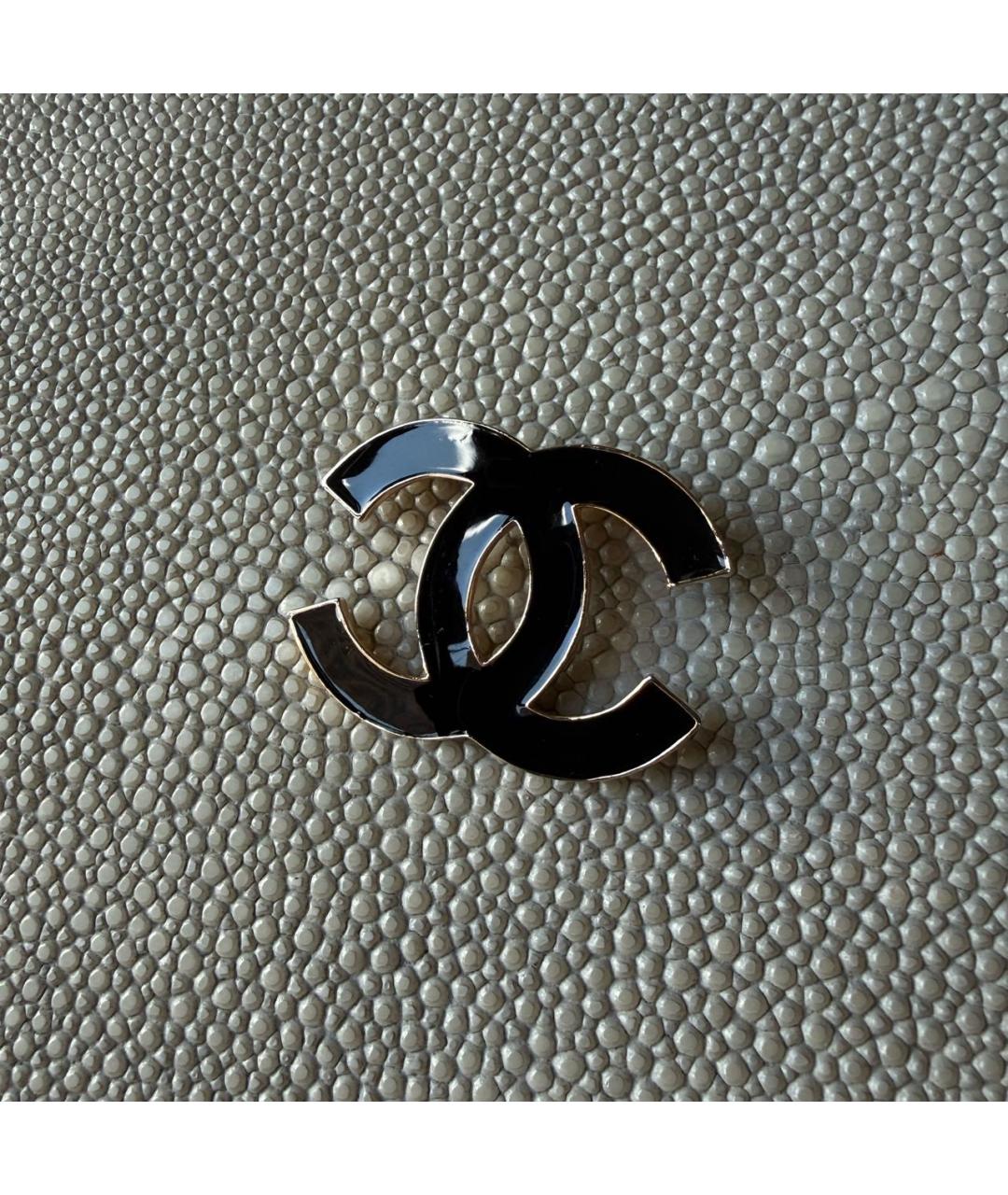 CHANEL Черная булавка / брошь, фото 2