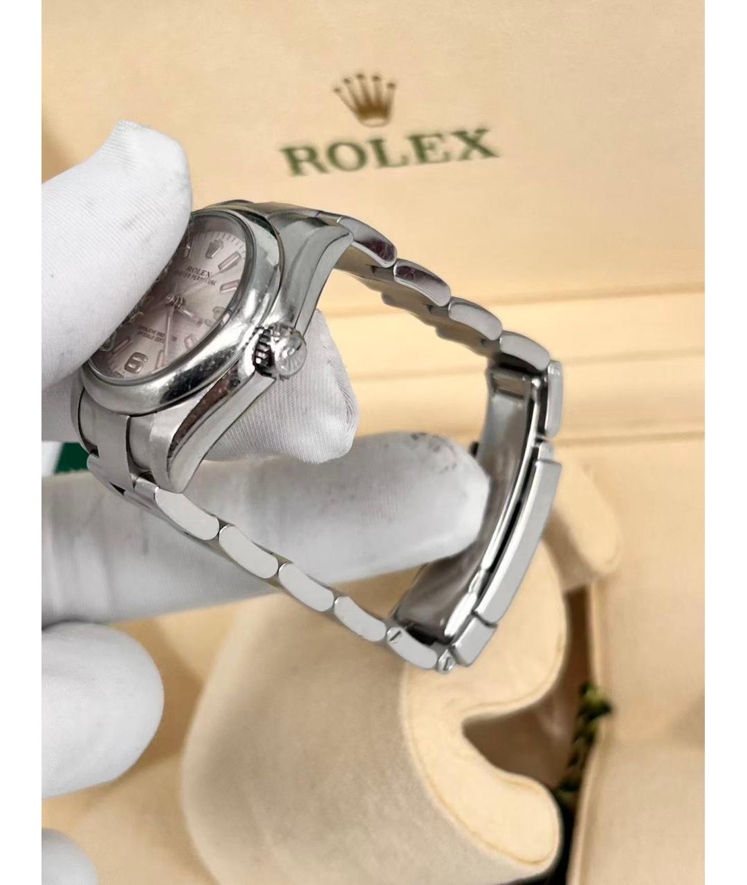 ROLEX Серебряные часы, фото 5