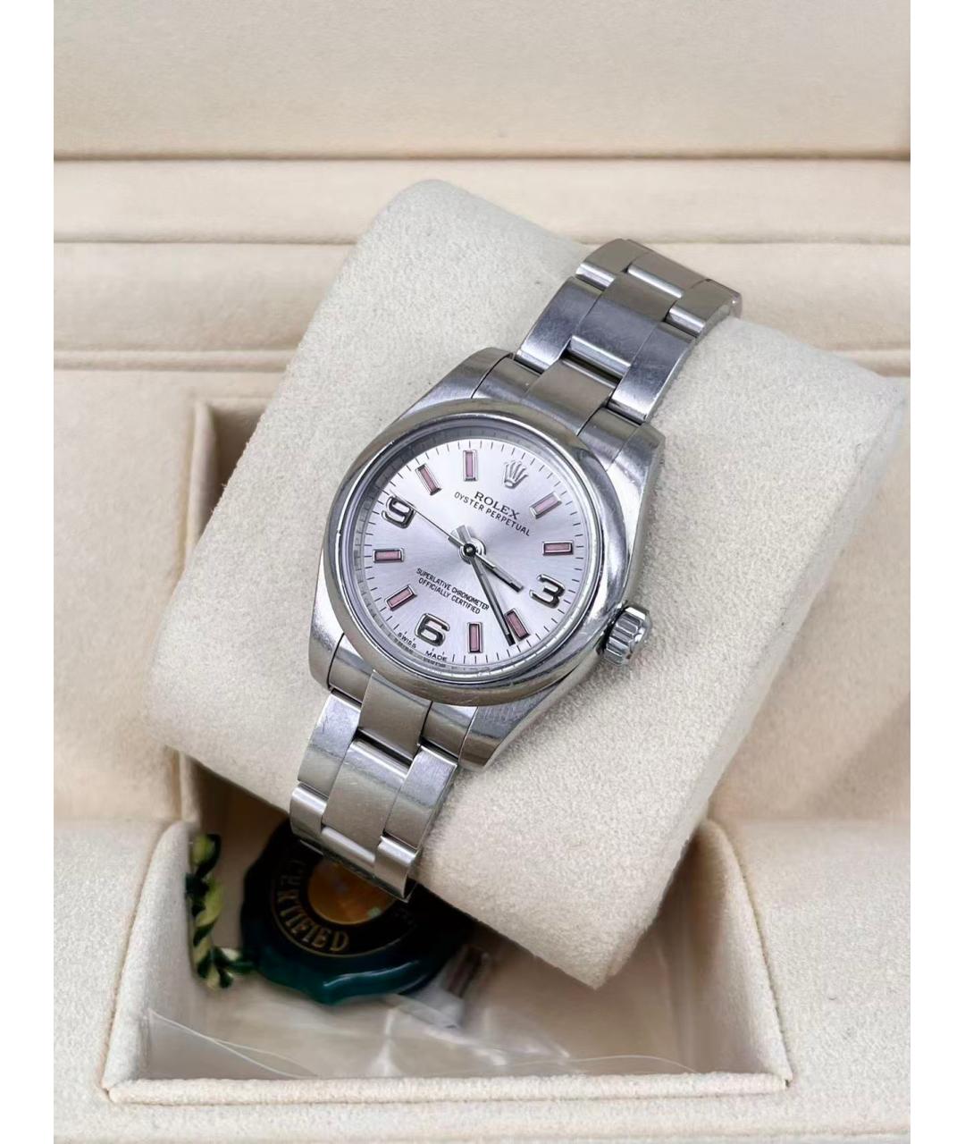 ROLEX Серебряные часы, фото 3
