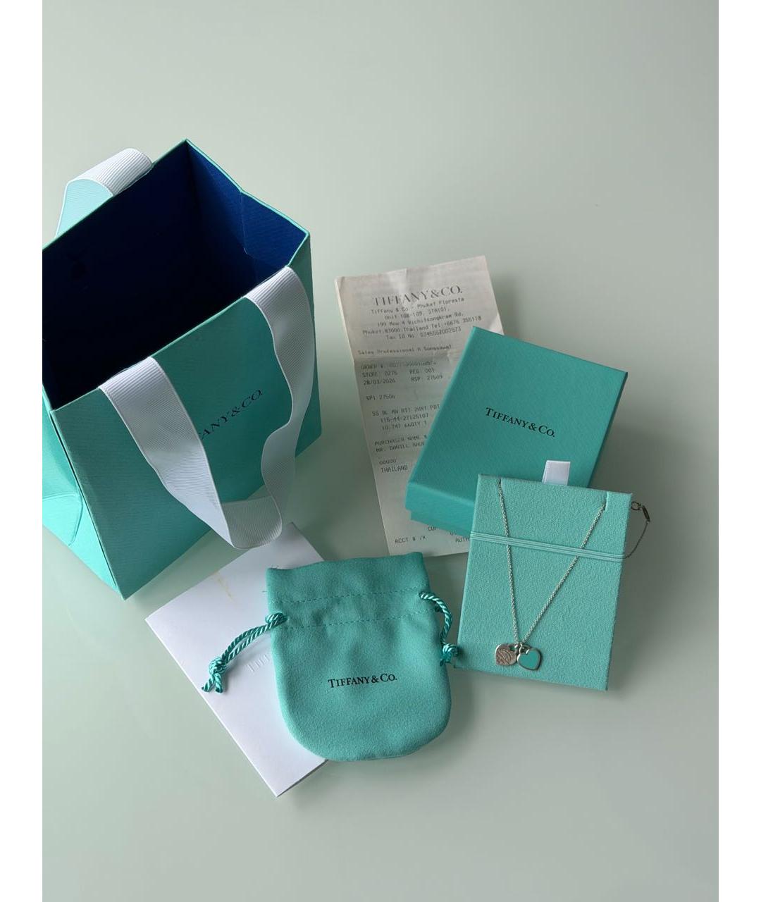 TIFFANY&CO Серебряная серебряная подвеска, фото 2