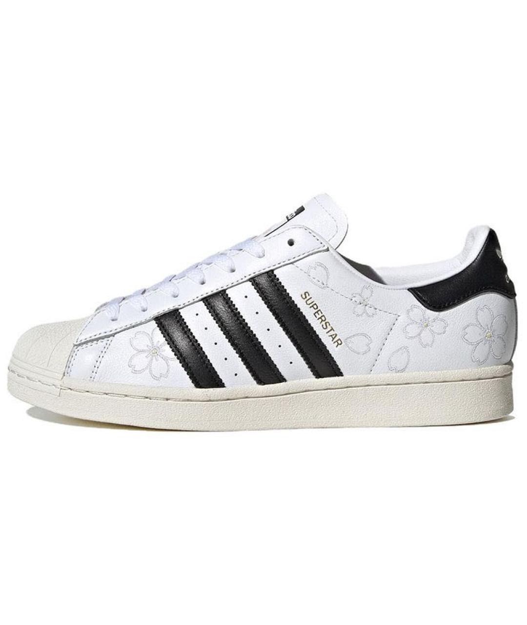 ADIDAS Белые кожаные кеды, фото 9