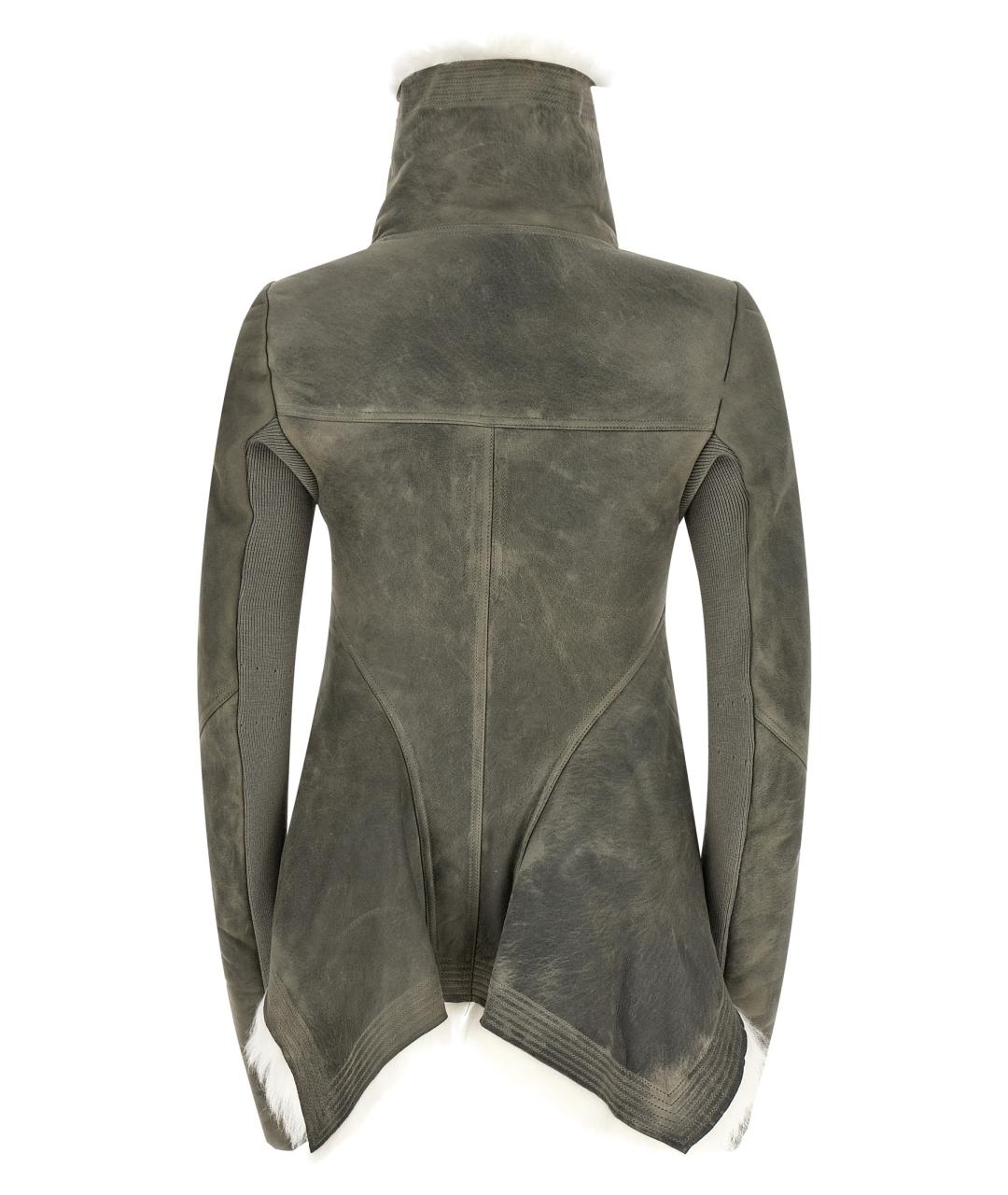 RICK OWENS Мульти кожаная куртка, фото 2
