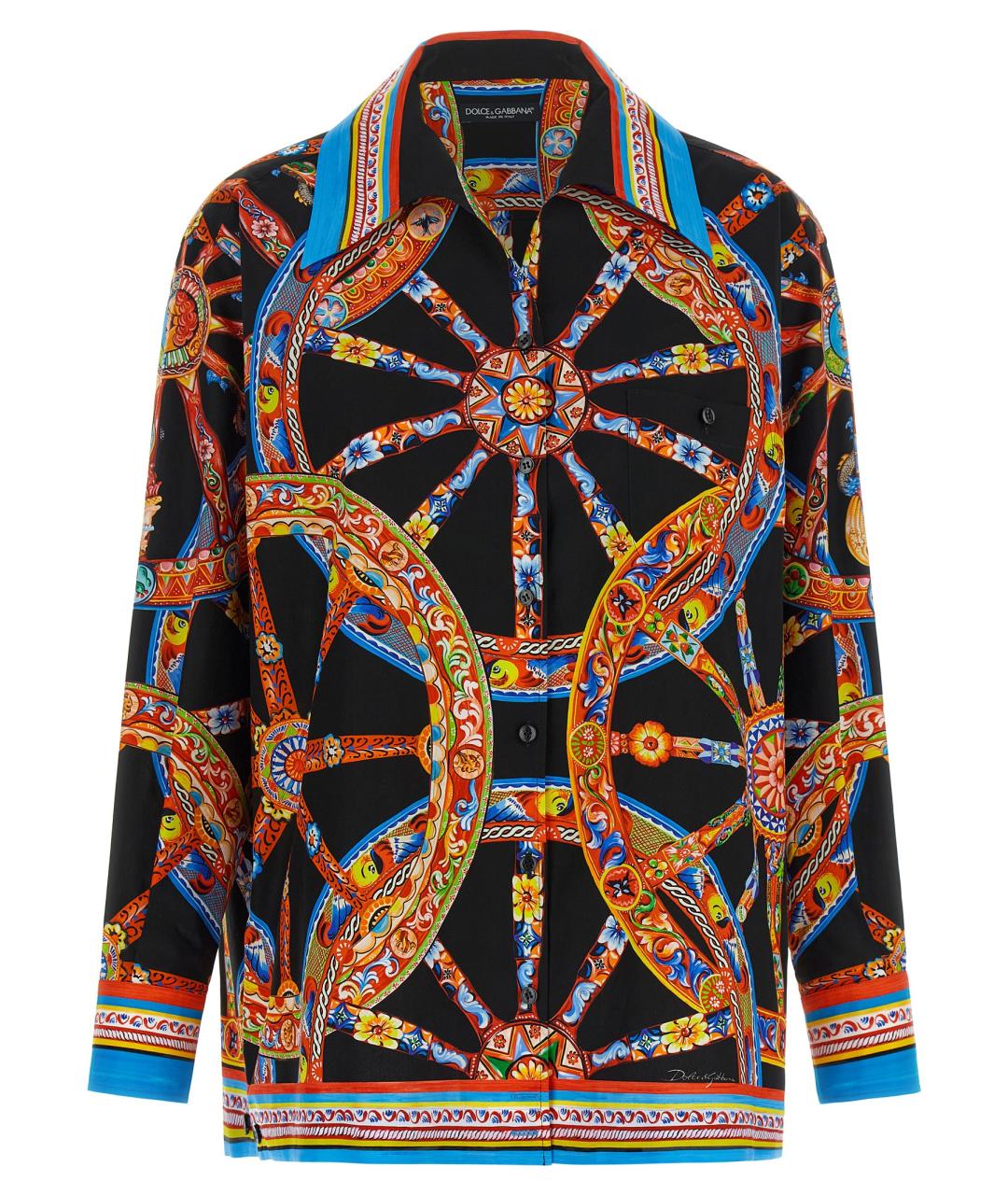 DOLCE&GABBANA Мульти хлопковая рубашка, фото 1