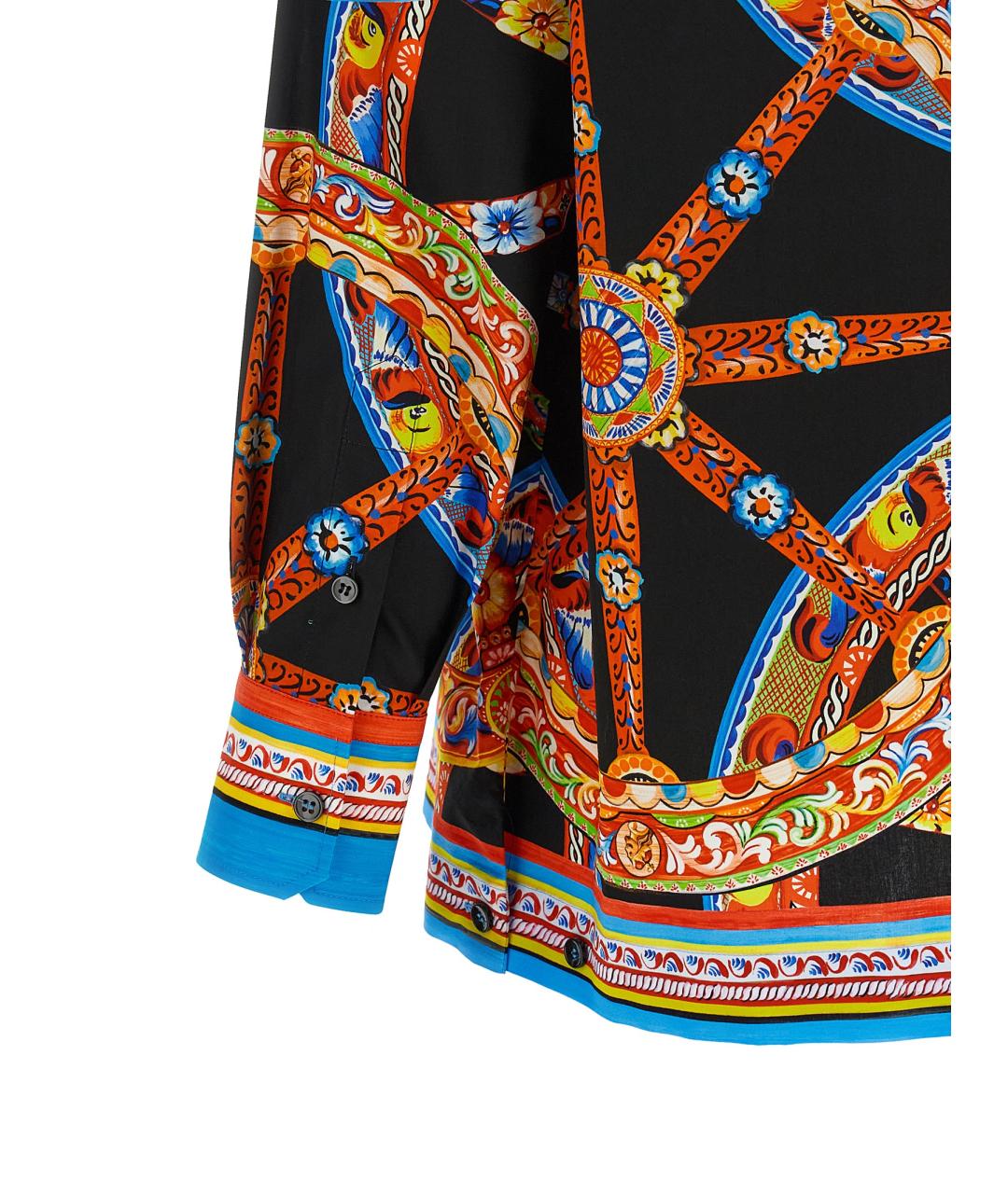 DOLCE&GABBANA Мульти хлопковая рубашка, фото 4