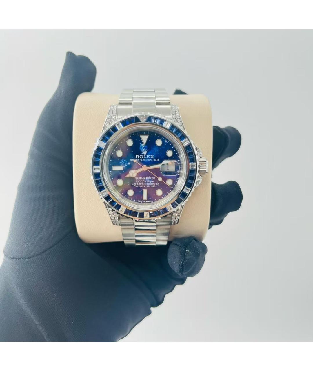 ROLEX Серебряные часы, фото 2