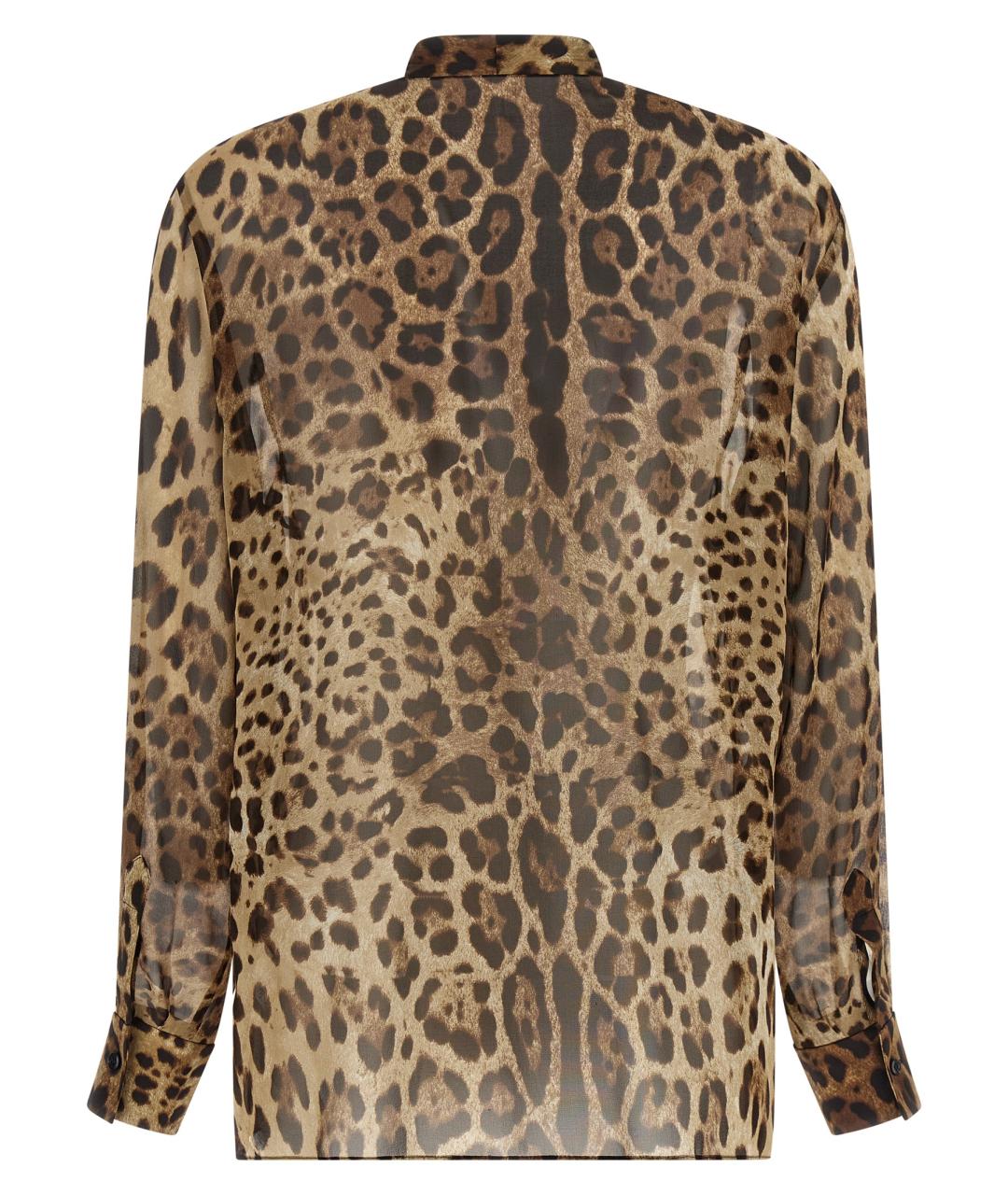 DOLCE&GABBANA Мульти шелковая блузы, фото 2