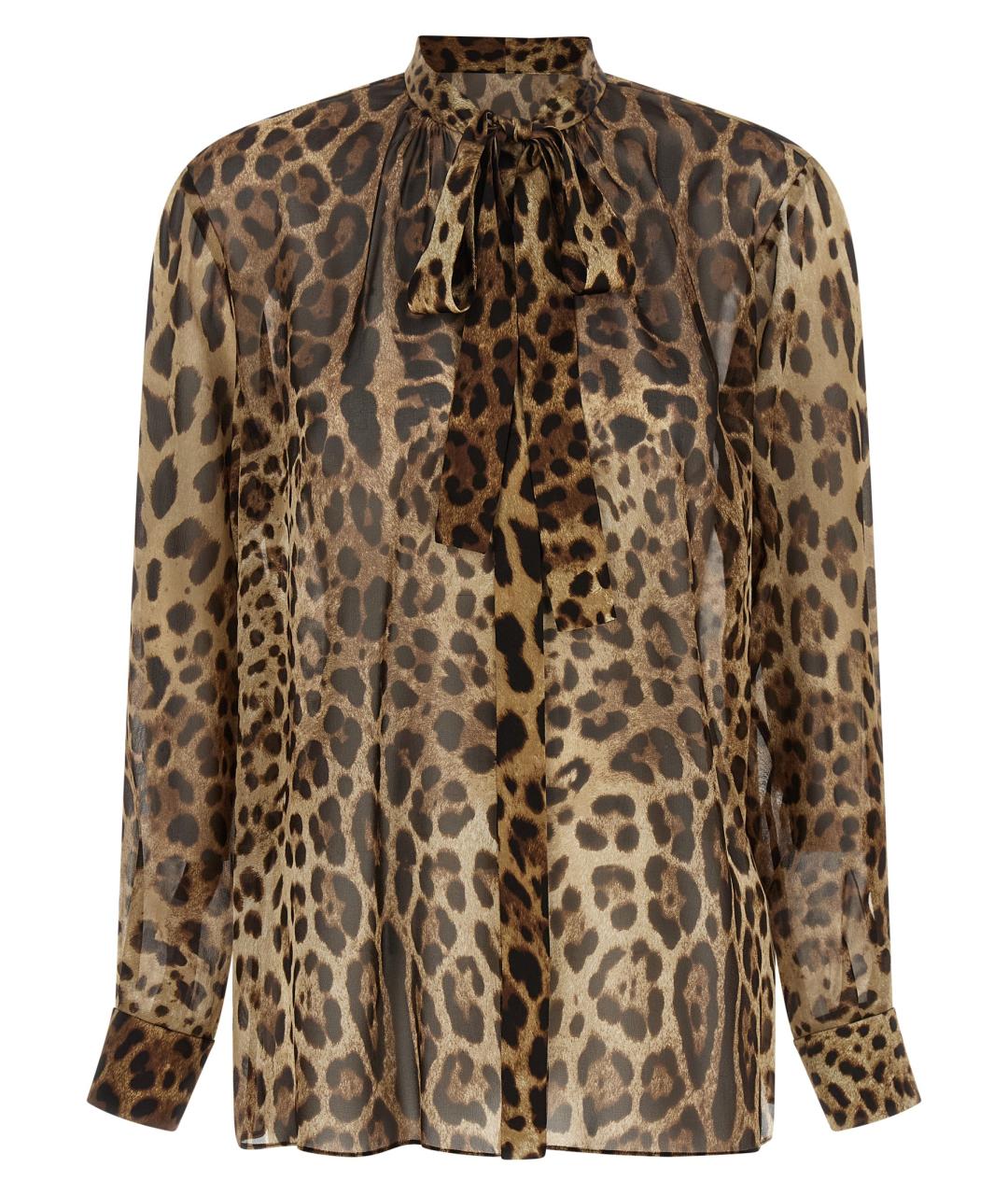 DOLCE&GABBANA Мульти шелковая блузы, фото 1