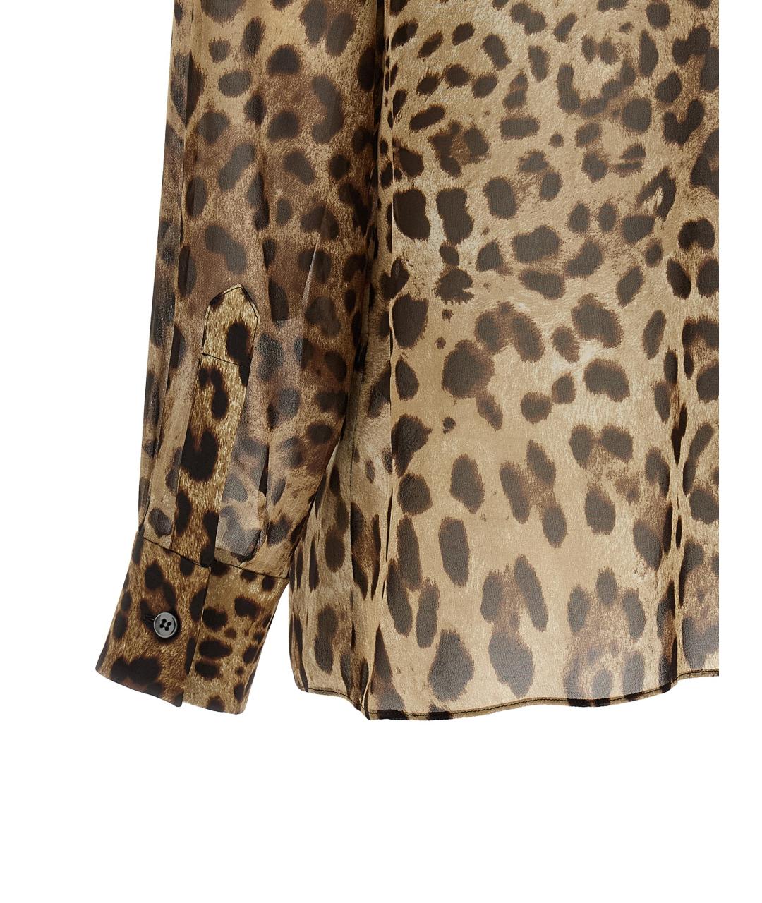 DOLCE&GABBANA Мульти шелковая блузы, фото 4