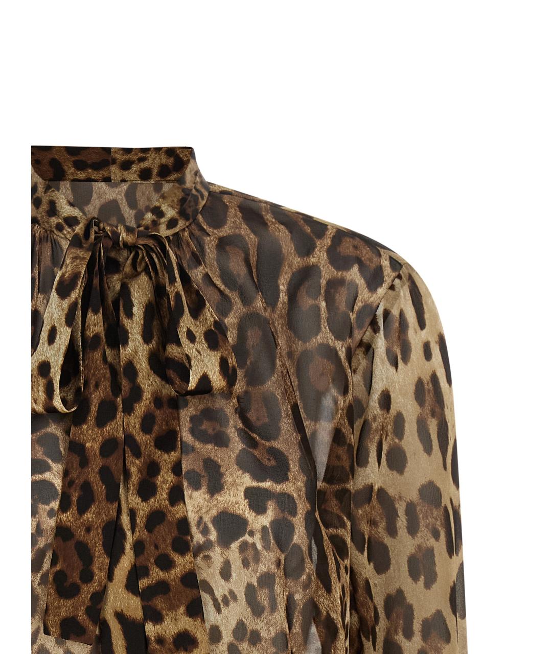 DOLCE&GABBANA Мульти шелковая блузы, фото 3